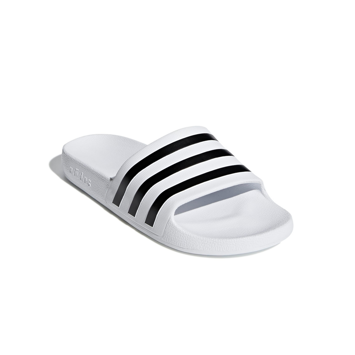 Adidas Adilette Aqua Sliders - Footwear White / Core Black / Footwear White