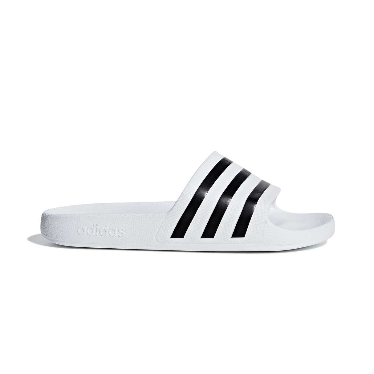 Adidas Adilette Aqua Sliders - Footwear White / Core Black / Footwear White