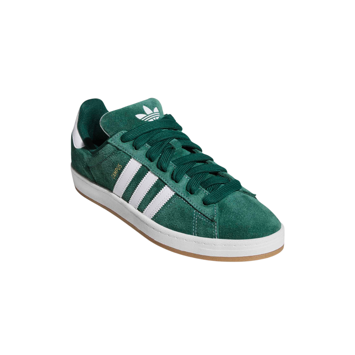 Adidas Campus ADV Shoes - Core Green / Footwear White / Gold Metallic (JP6018)