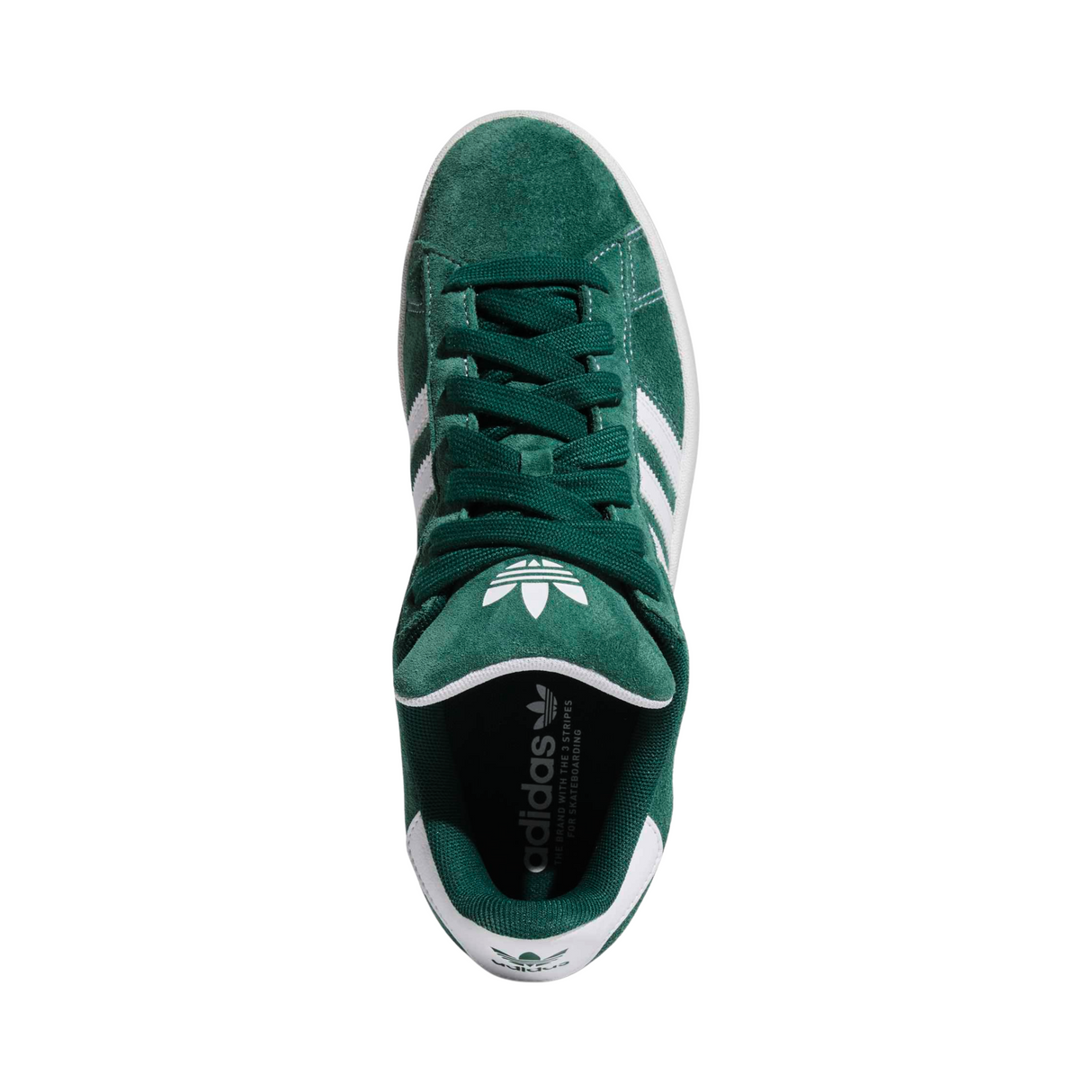 Adidas Campus ADV Shoes - Core Green / Footwear White / Gold Metallic (JP6018)