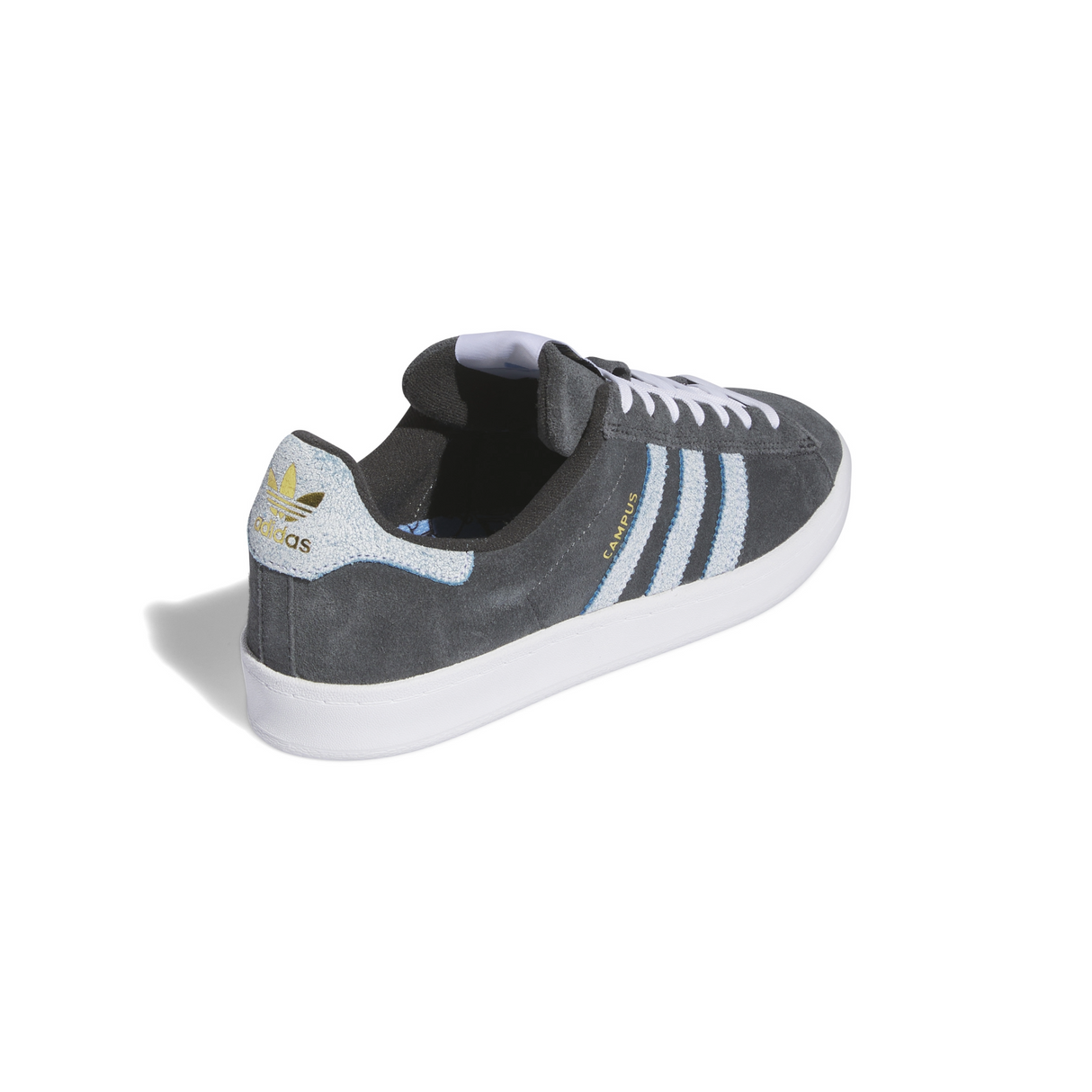 Adidas Campus x Henry Jones ADV Shoes - Carbon / Cloud White / Light Blue