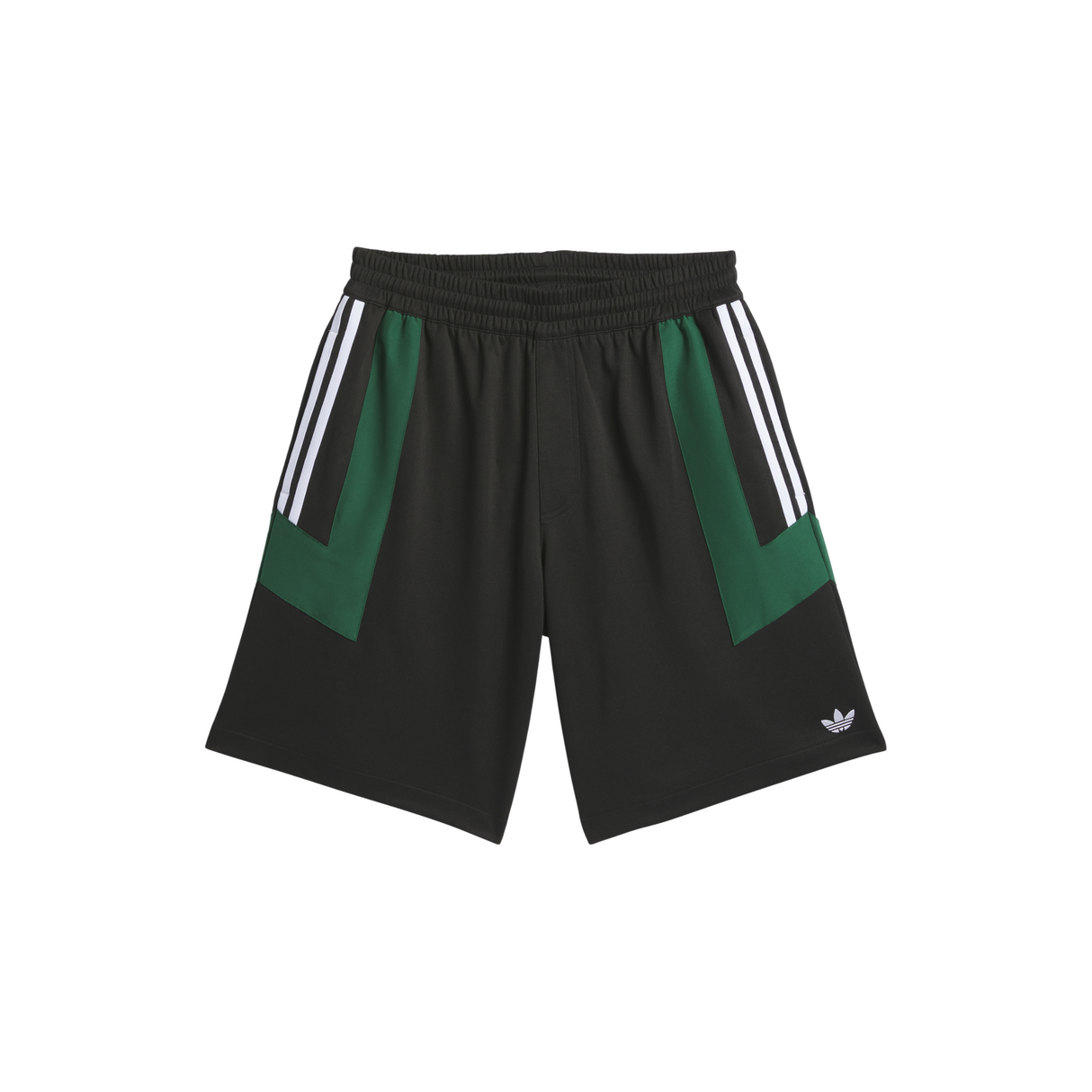 Adidas Football Shorts - Black / Dark Green / White