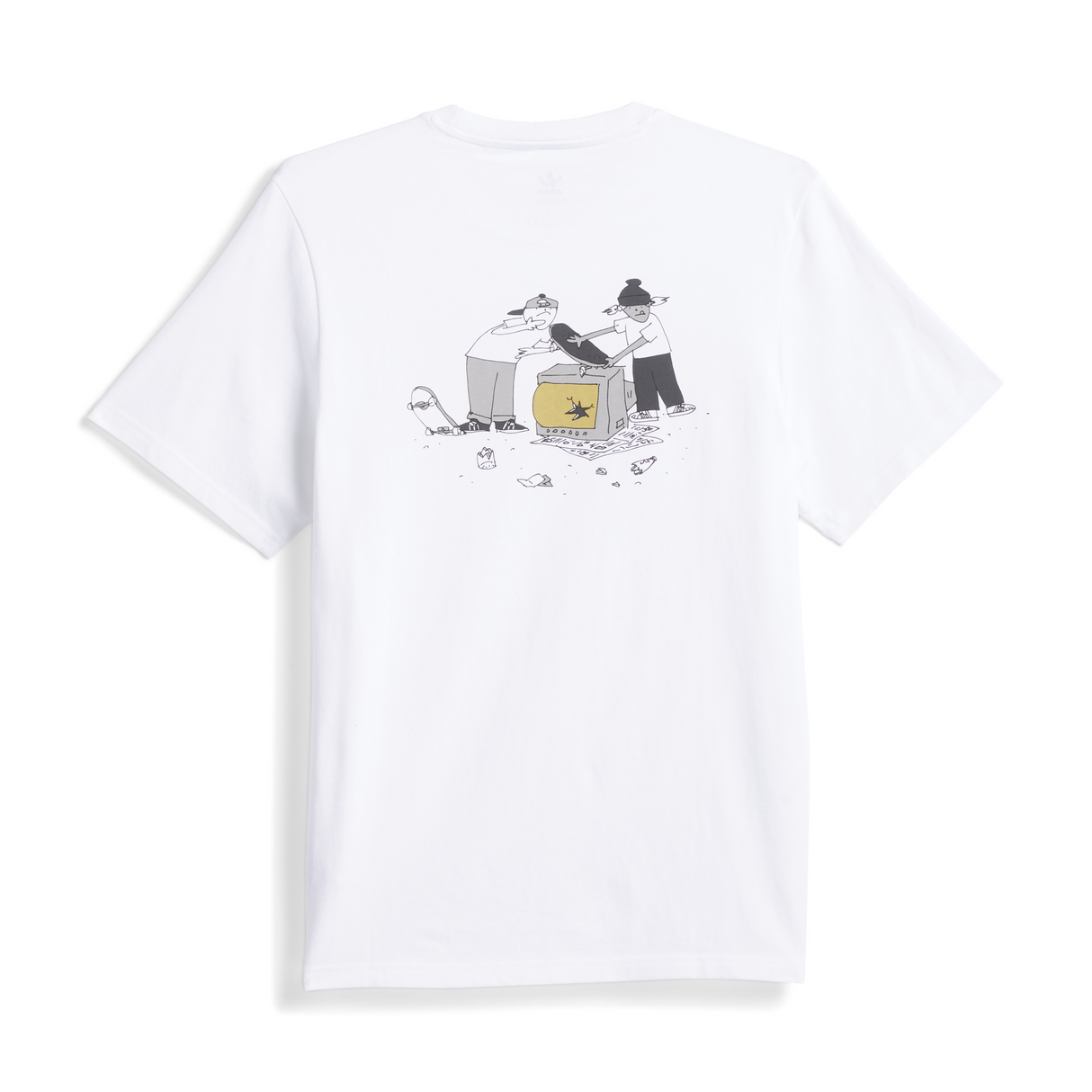 Adidas Henry Jones Trash T-Shirt - White