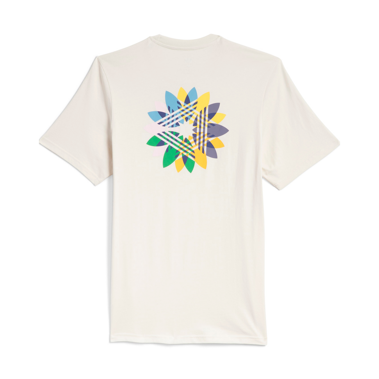 Adidas PW Trefoil T-Shirt - Wonder White / Crew Yellow