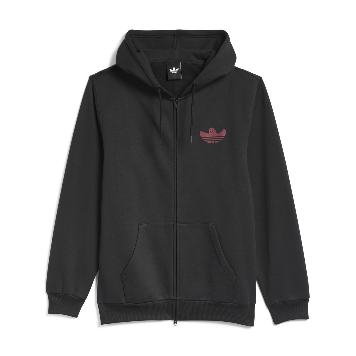 Adidas Shmangry Zip Up Graphic Hoodie - Black / Shadow Red