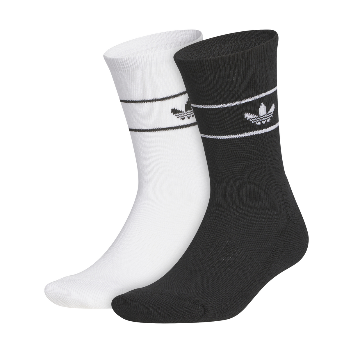 Adidas Skateboarding 2 Pack Logo Band Socks - White / Black