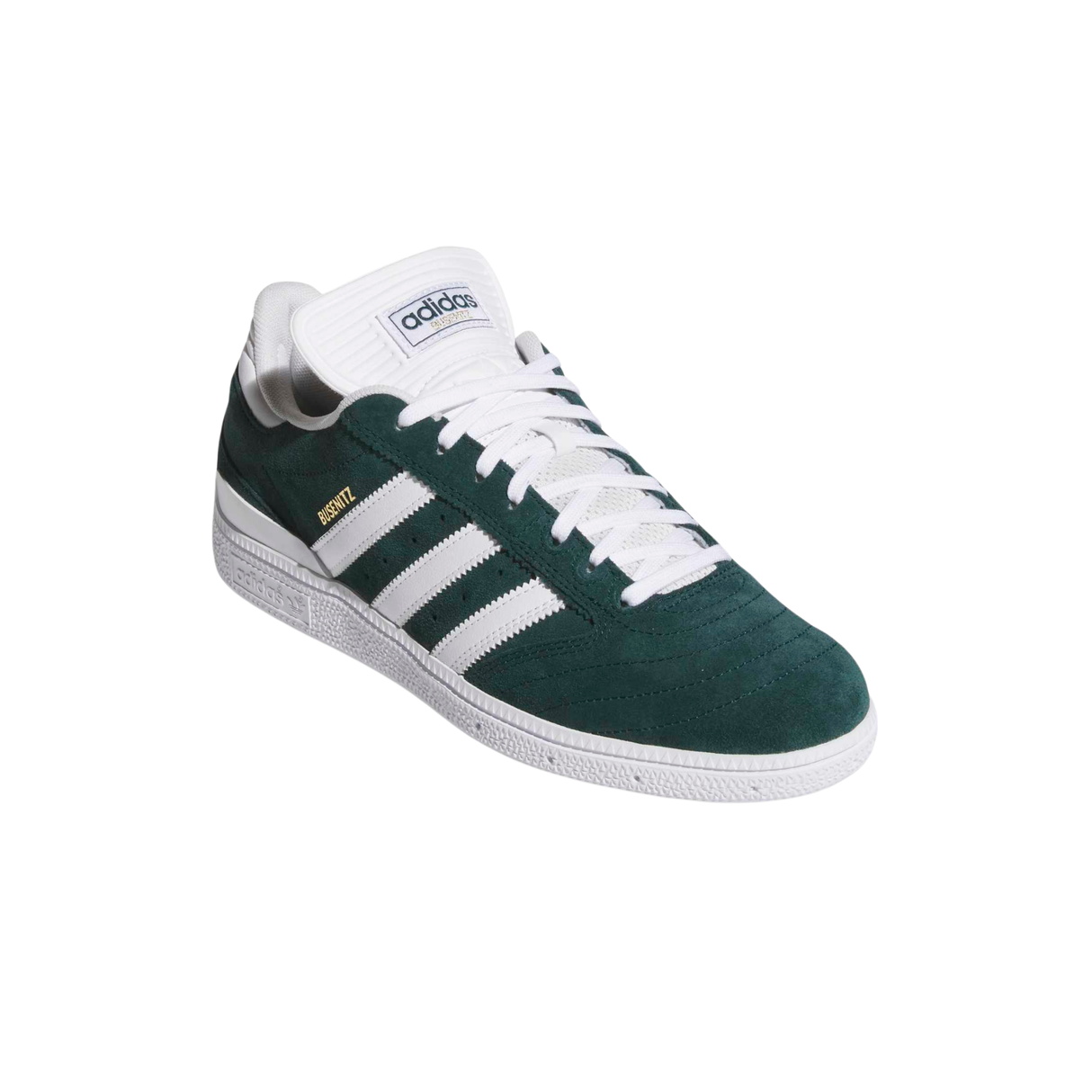 Adidas Skateboarding Busenitz Shoes - Aurora Ivy / Footwear White / Gold Metallic (HQ7534)