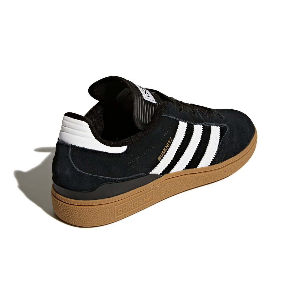Adidas Skateboarding Busenitz Shoes - Core Black / Footwear White / Gold Metallic (G48060)