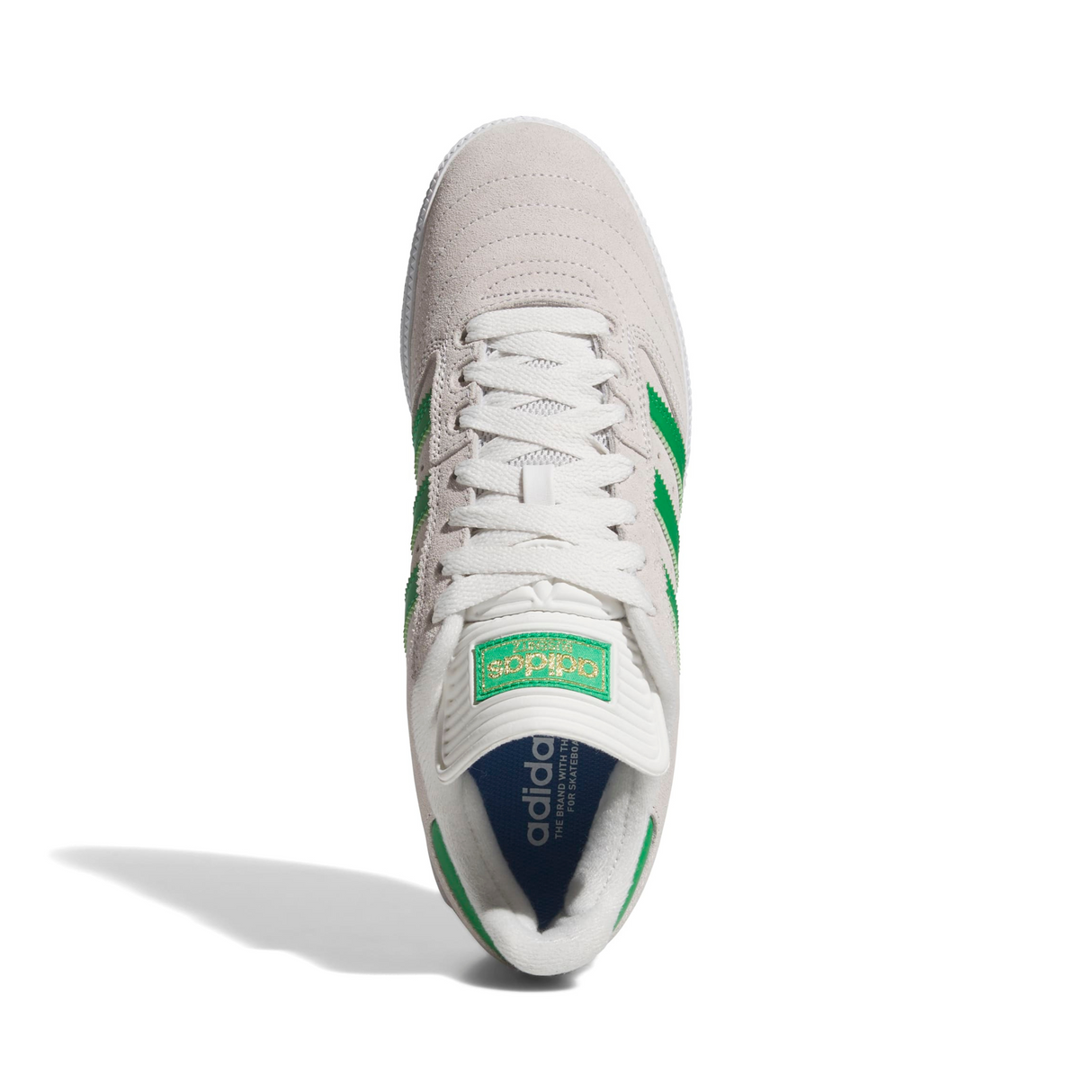 Adidas Skateboarding Busenitz Shoes - Crystal White / Crystal White / Gold Metallic (JH8133)