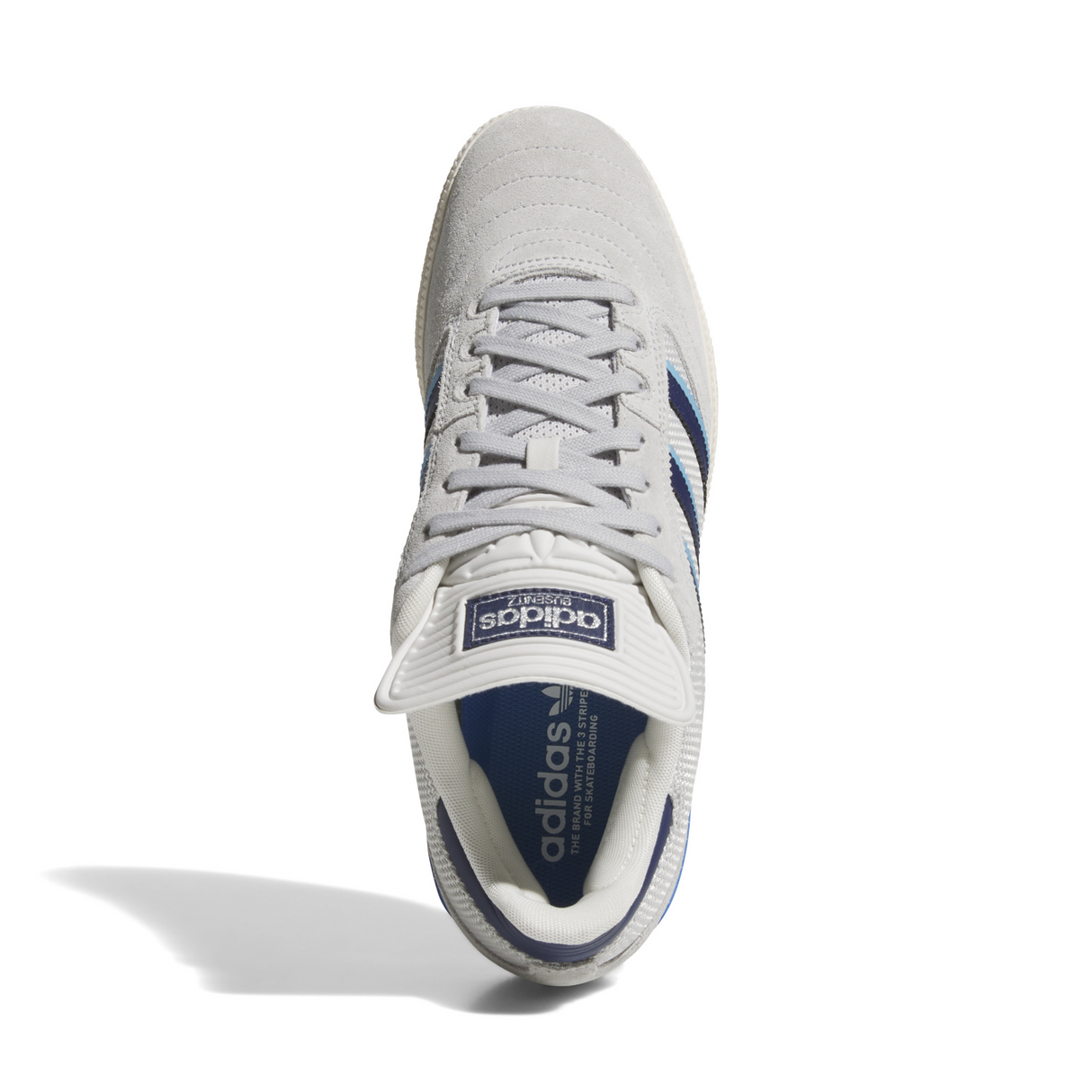 Adidas Skateboarding Busenitz Shoes - Grey Two / Dark Blue / Chalk White (JH8123)