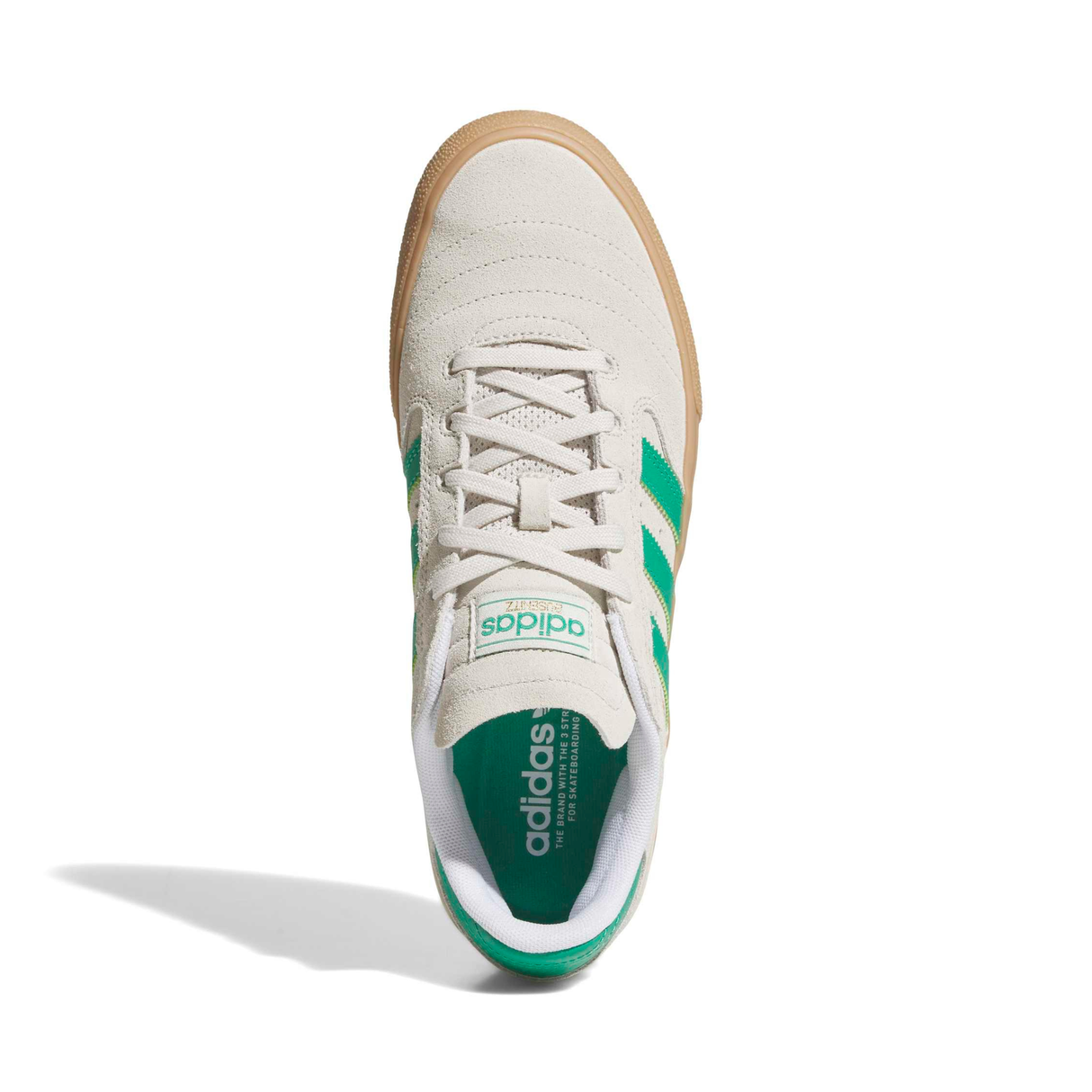 Adidas Skateboarding Busenitz Vulc II Shoes - Alumina / Court Green / Gum (HQ7530)