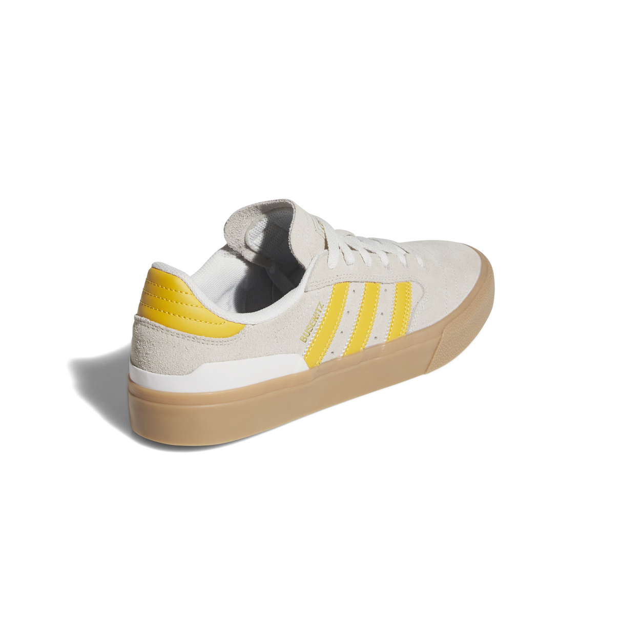 Adidas Skateboarding Busenitz Vulc II Shoes - Crystal White / Preloved Yellow / Gold Metallic