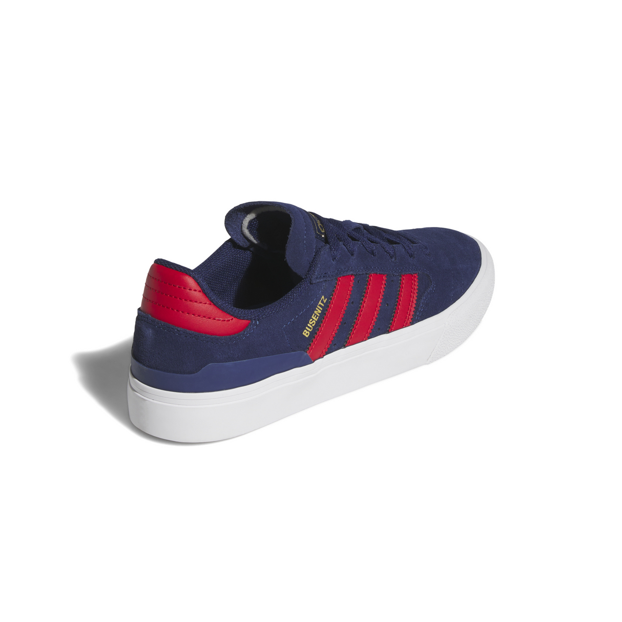 Adidas Skateboarding Busenitz Vulc II Shoes - Dark Blue / Better Scarlet / Gold Metallic