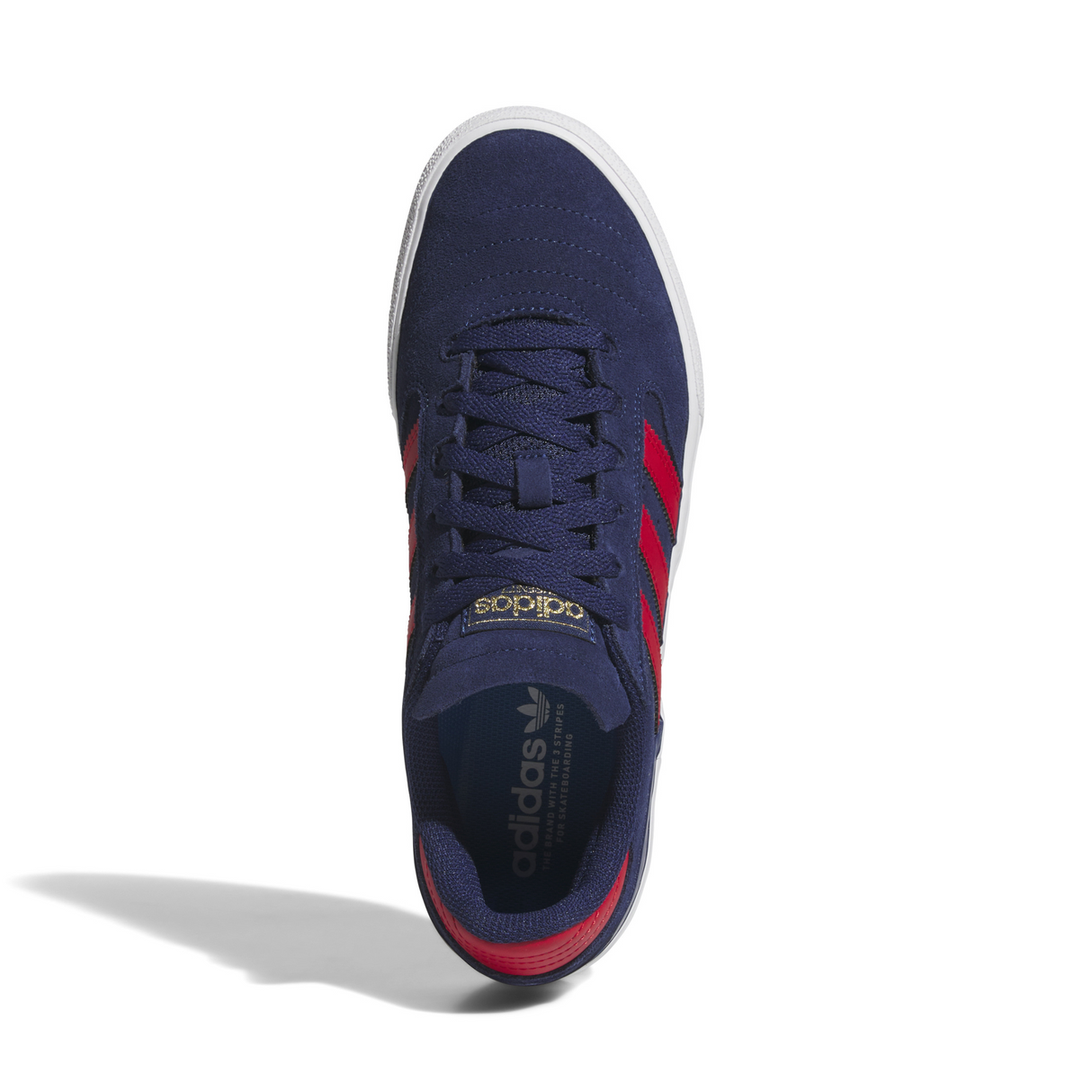 Adidas Skateboarding Busenitz Vulc II Shoes - Dark Blue / Better Scarlet / Gold Metallic