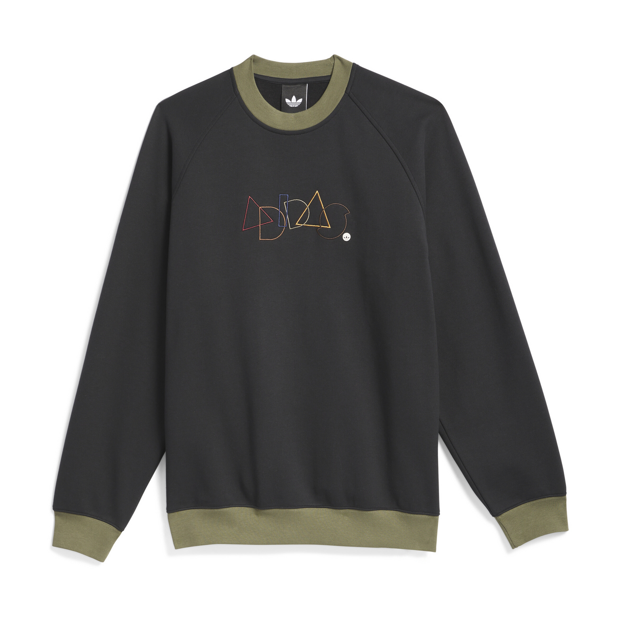 Adidas Skateboarding Embroidered G Crewneck Sweatshirt - Black
