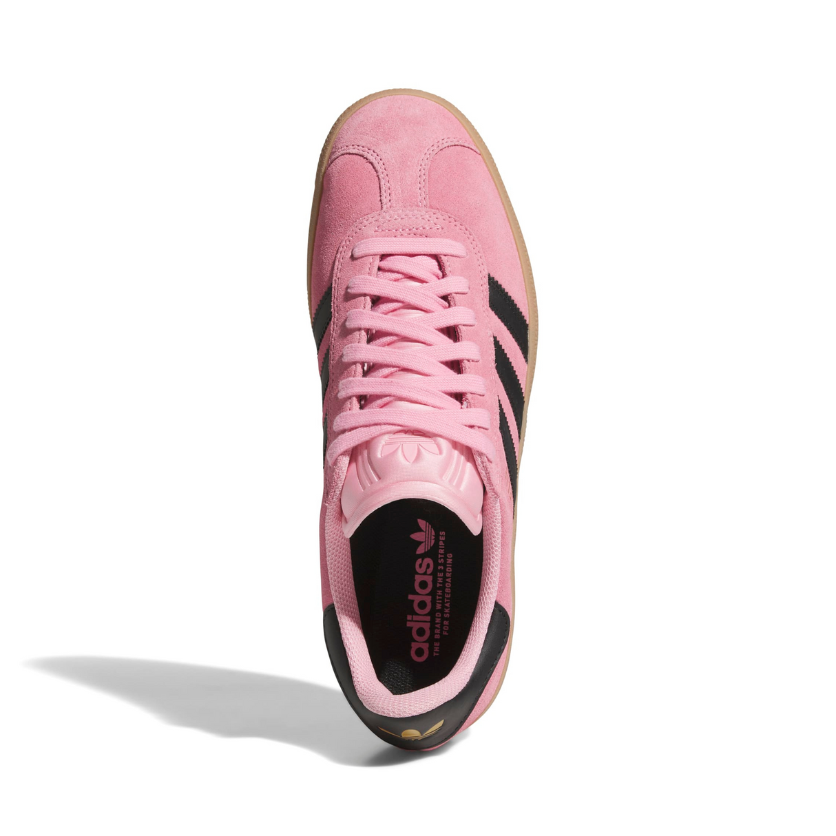 Adidas Skateboarding Gazelle ADV Shoes - Light Pink / Core Black / Gum