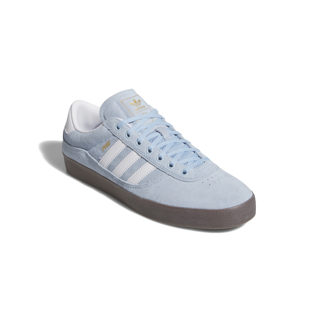 Adidas Skateboarding Puig Indoor Shoes - Clear Sky / Cloud White / Gum (JR5825)