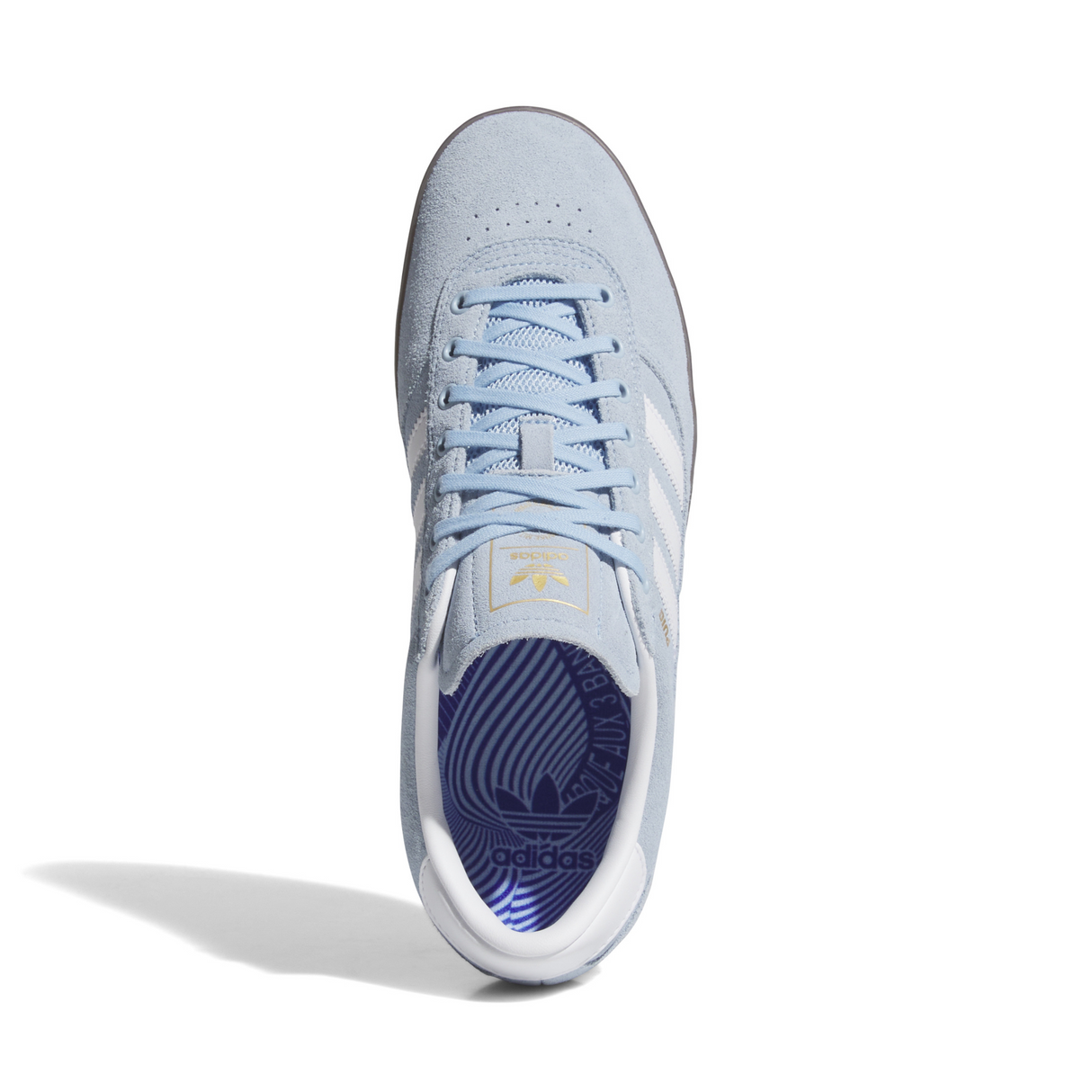 Adidas Skateboarding Puig Indoor Shoes - Clear Sky / Cloud White / Gum (JR5825)