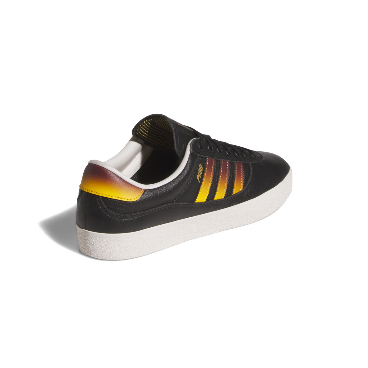 Adidas Skateboarding Puig Indoor Shoes - Core Black / Shadow Red / Yellow (JR5827)