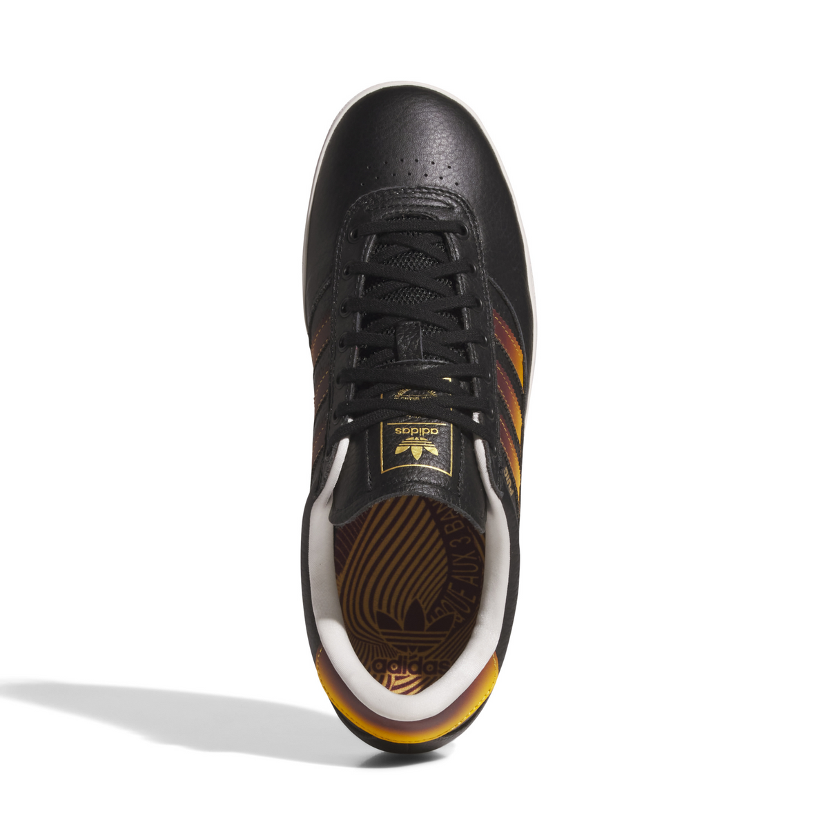 Adidas Skateboarding Puig Indoor Shoes - Core Black / Shadow Red / Yellow (JR5827)