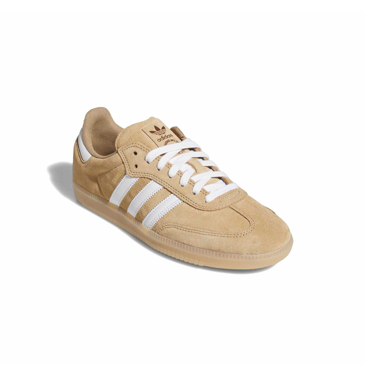 Adidas Skateboarding Samba ADV Shoes - Cardboard / Cloud White / Gum (KI5089)