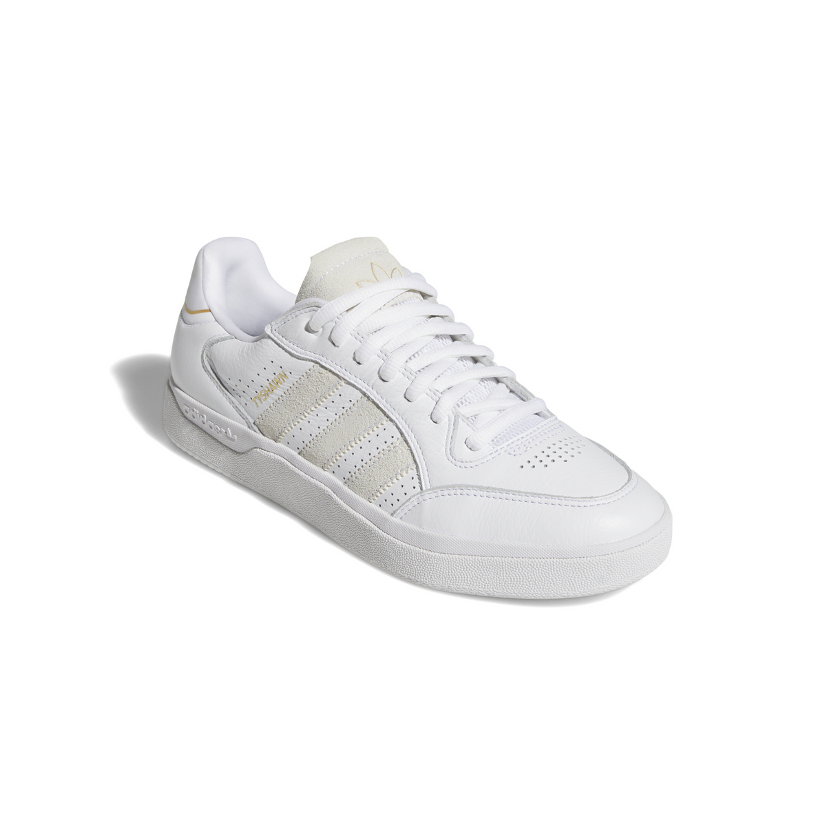 Adidas Skateboarding Tyshawn Low Shoes - Footwear White / Footwear White / Gold Metallic