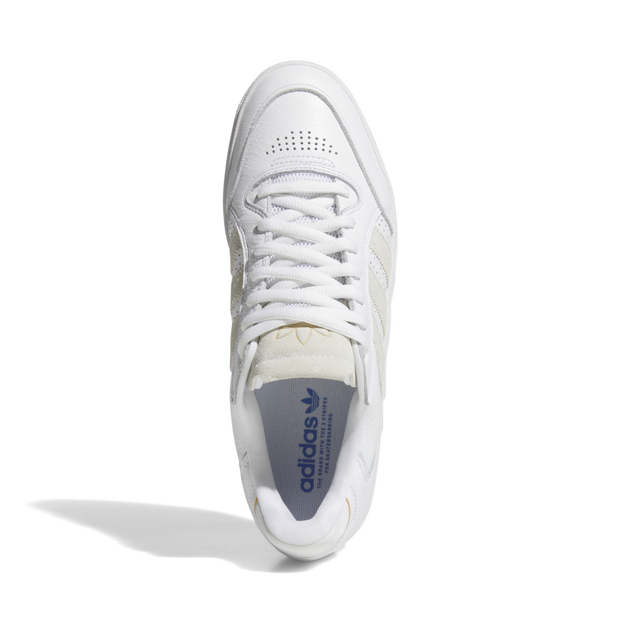 Adidas Skateboarding Tyshawn Low Shoes - Footwear White / Footwear White / Gold Metallic