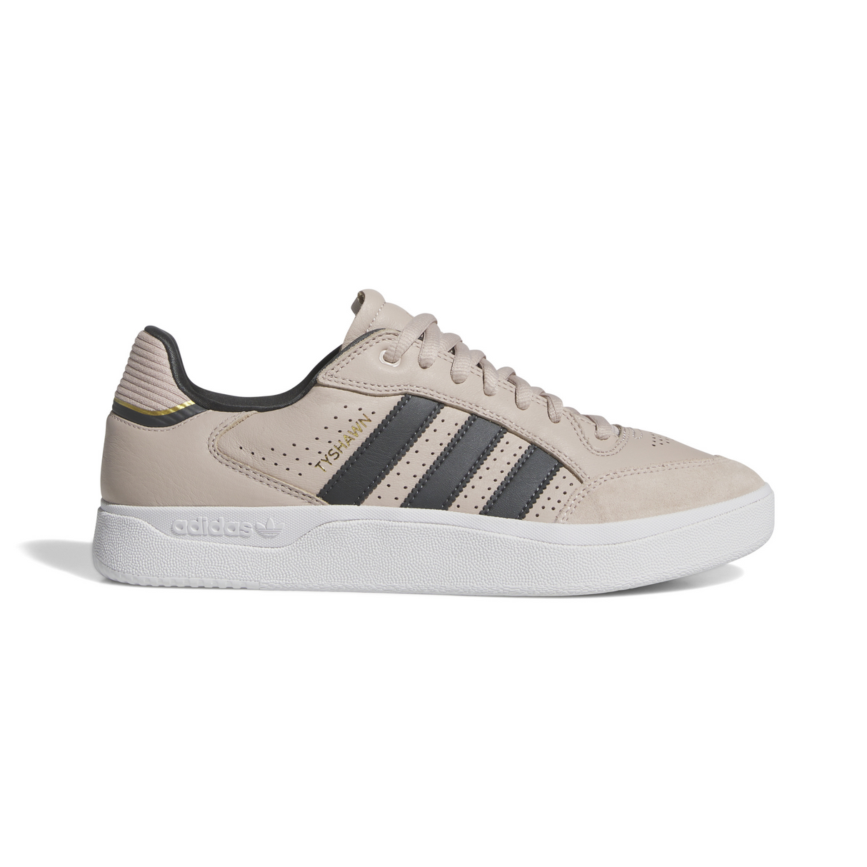 Adidas Skateboarding Tyshawn Low Shoes - Wonder Taupe / Carbon / Gold Metallic