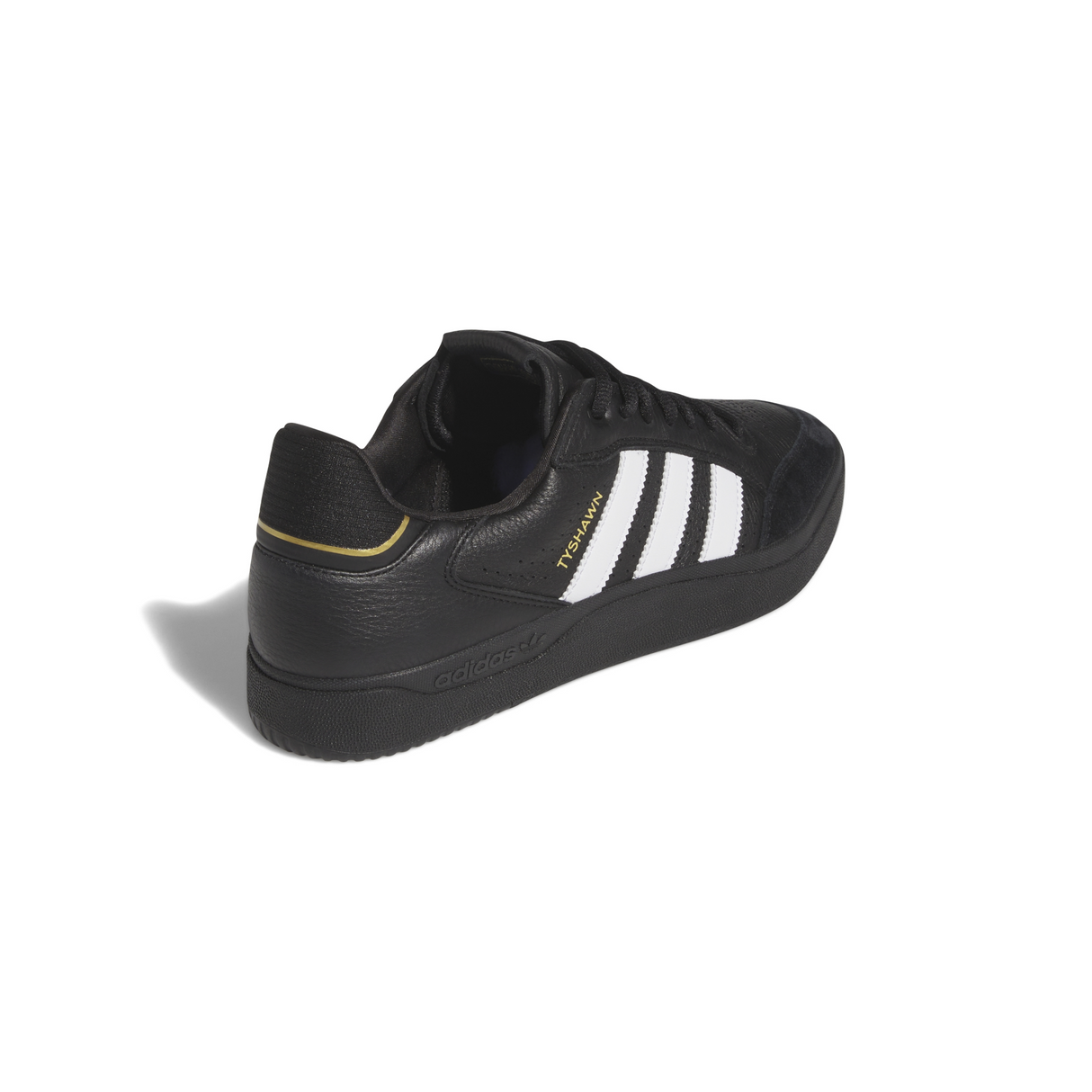 Adidas Skateboarding Tyshawn Pro Low Shoes - Core Black / Cloud White / Gold Metallic (IE3124)