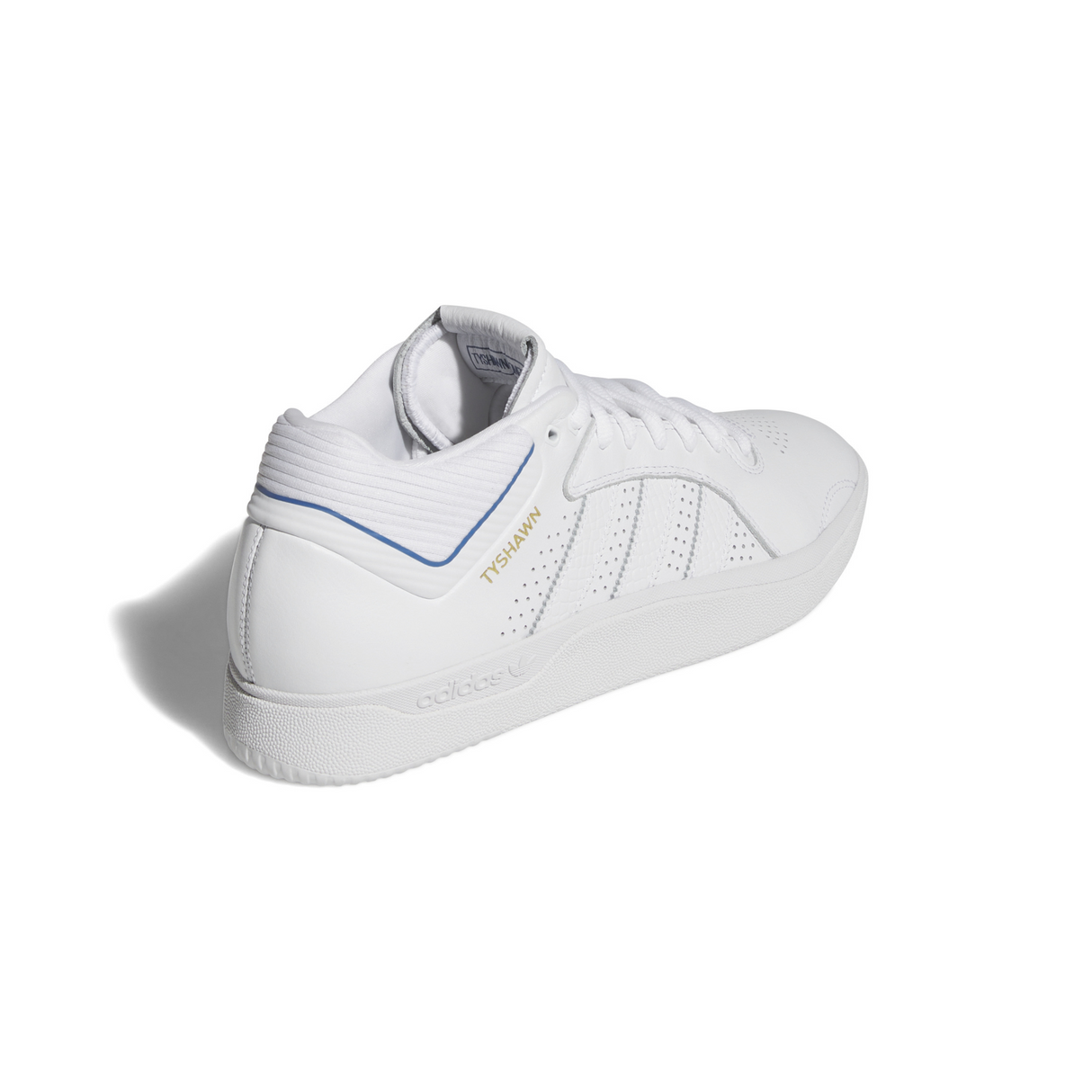 Adidas Skateboarding Tyshawn Pro Shoes - Footwear White / Bluebird / Gold Metallic