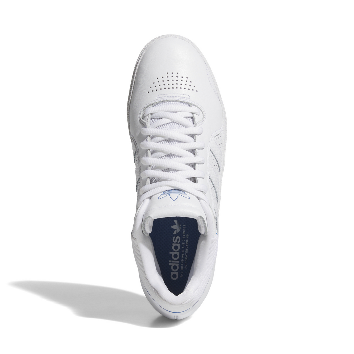 Adidas Skateboarding Tyshawn Pro Shoes - Footwear White / Bluebird / Gold Metallic