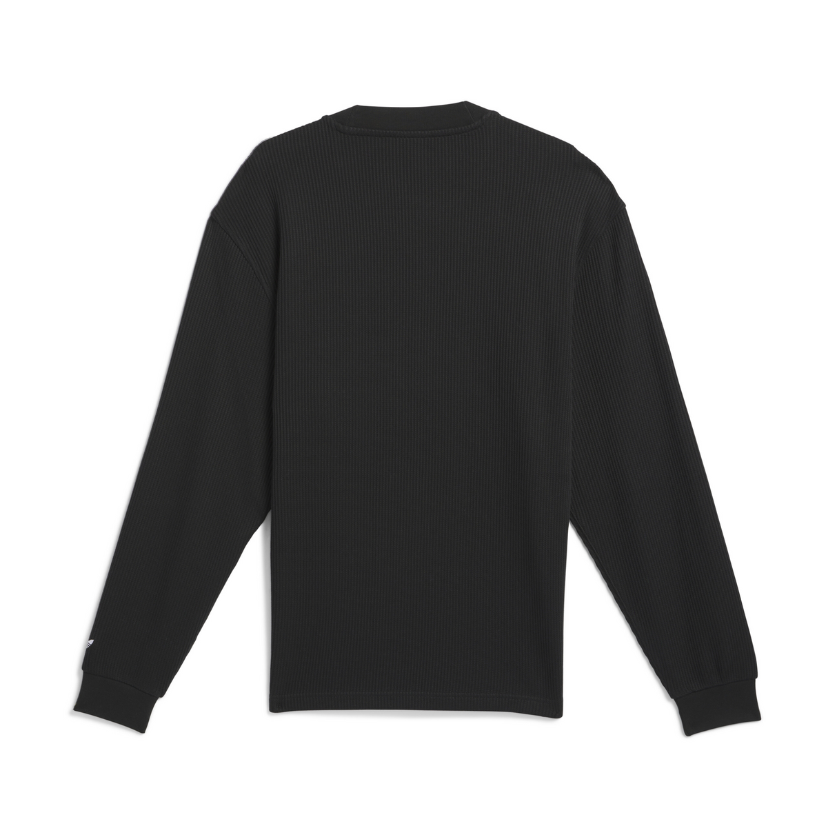 Adidas Skateboarding Waffle Knit Thermal Long Sleeve Top - Black