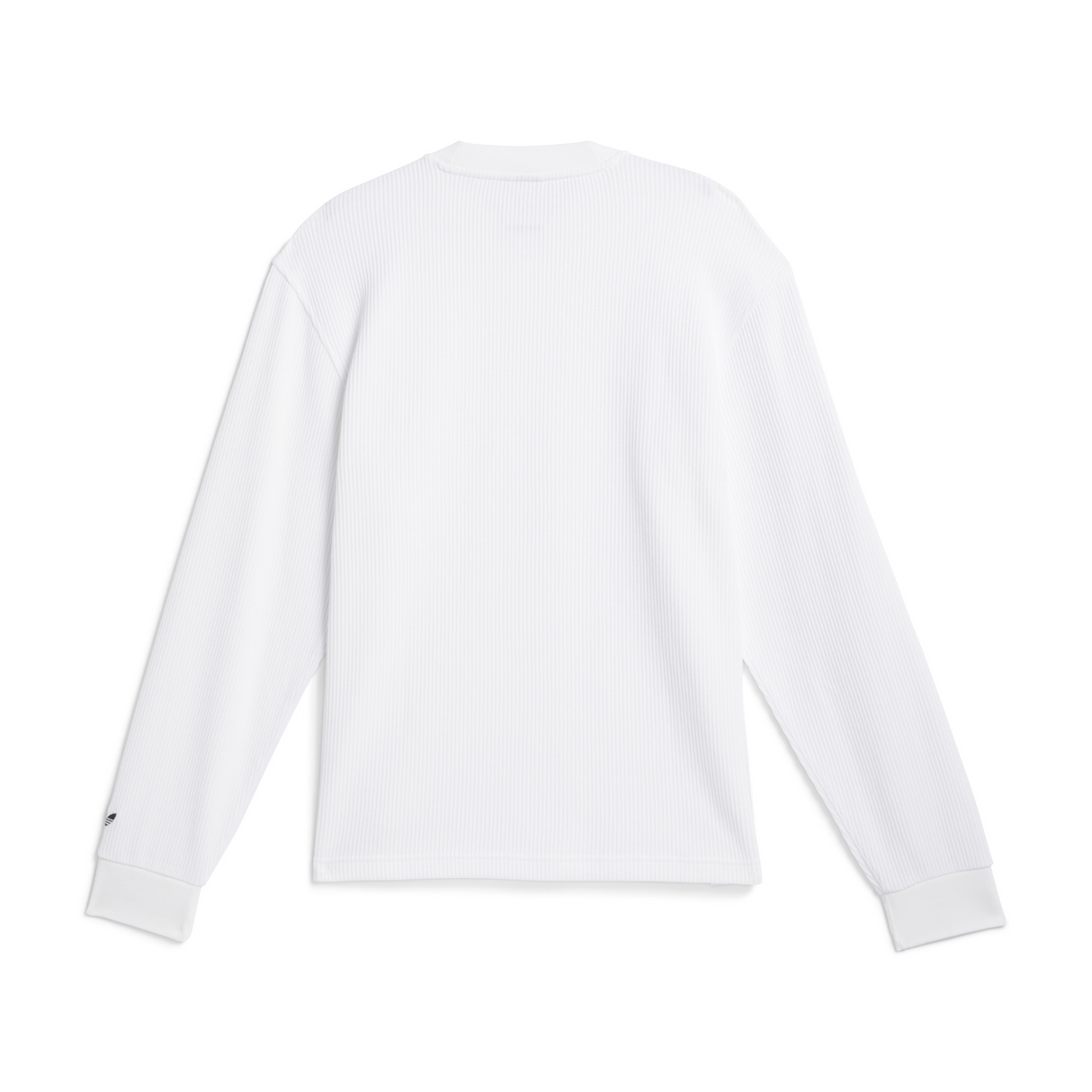 Adidas Skateboarding Waffle Knit Thermal Long Sleeve Top - White