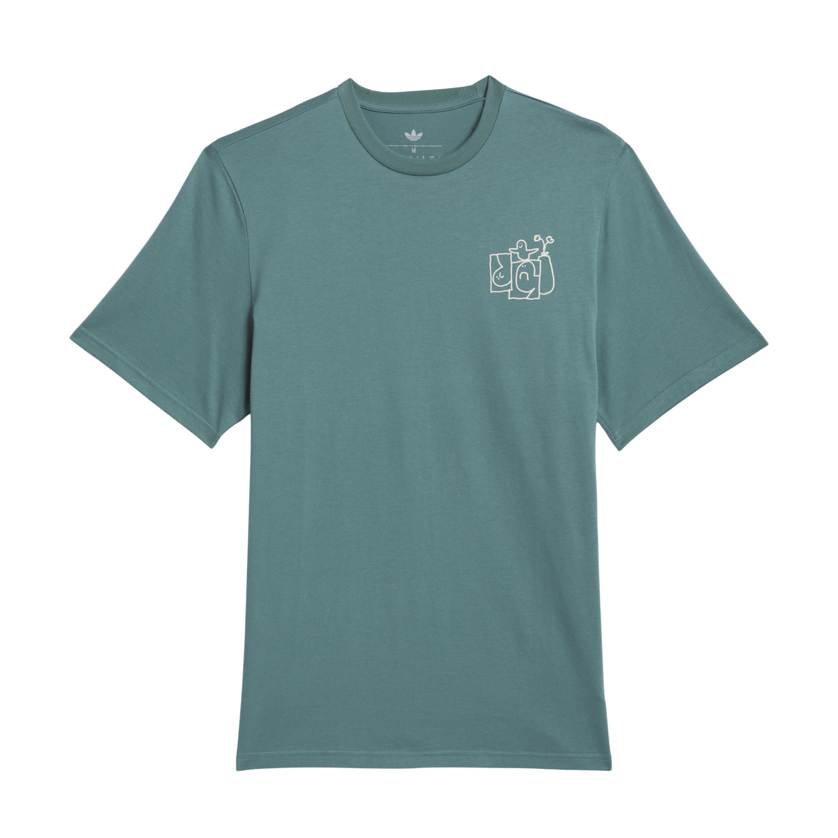 Adidas Stairs T-Shirt - Preloved Teal / Alumina