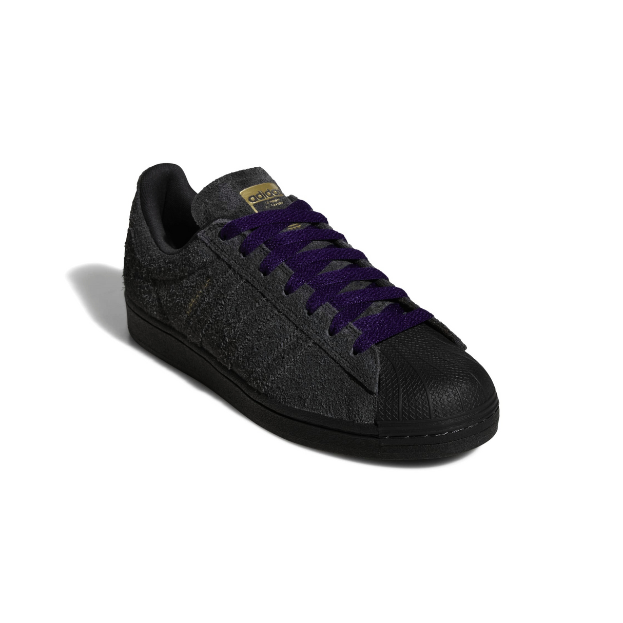 Adidas Superstar ADV Shoes - Carbon / Carbon / Collegiate Purple