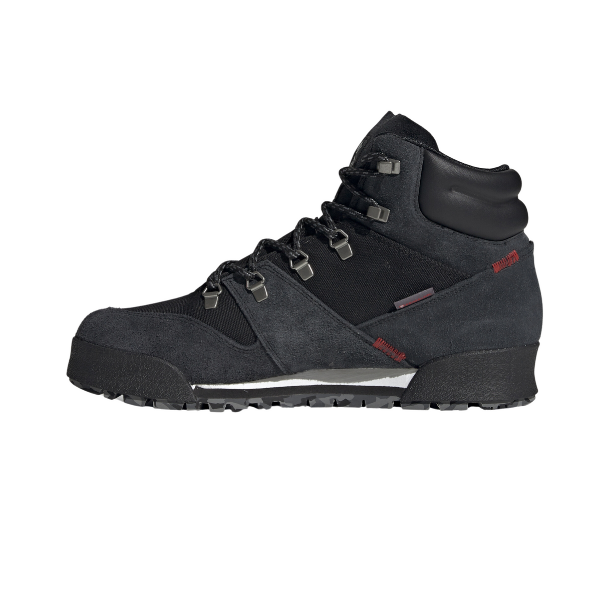 Adidas Terrex Snowpitch Cold.RDY Hiking Shoes - Core Black / Core Black / Scarlet