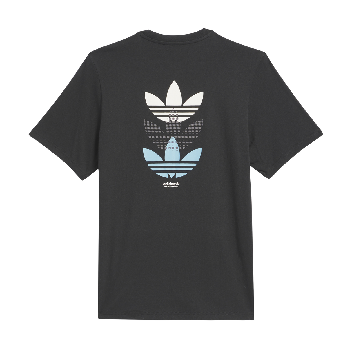 Adidas Triple Trefoil T-Shirt - Black / Preloved Blue
