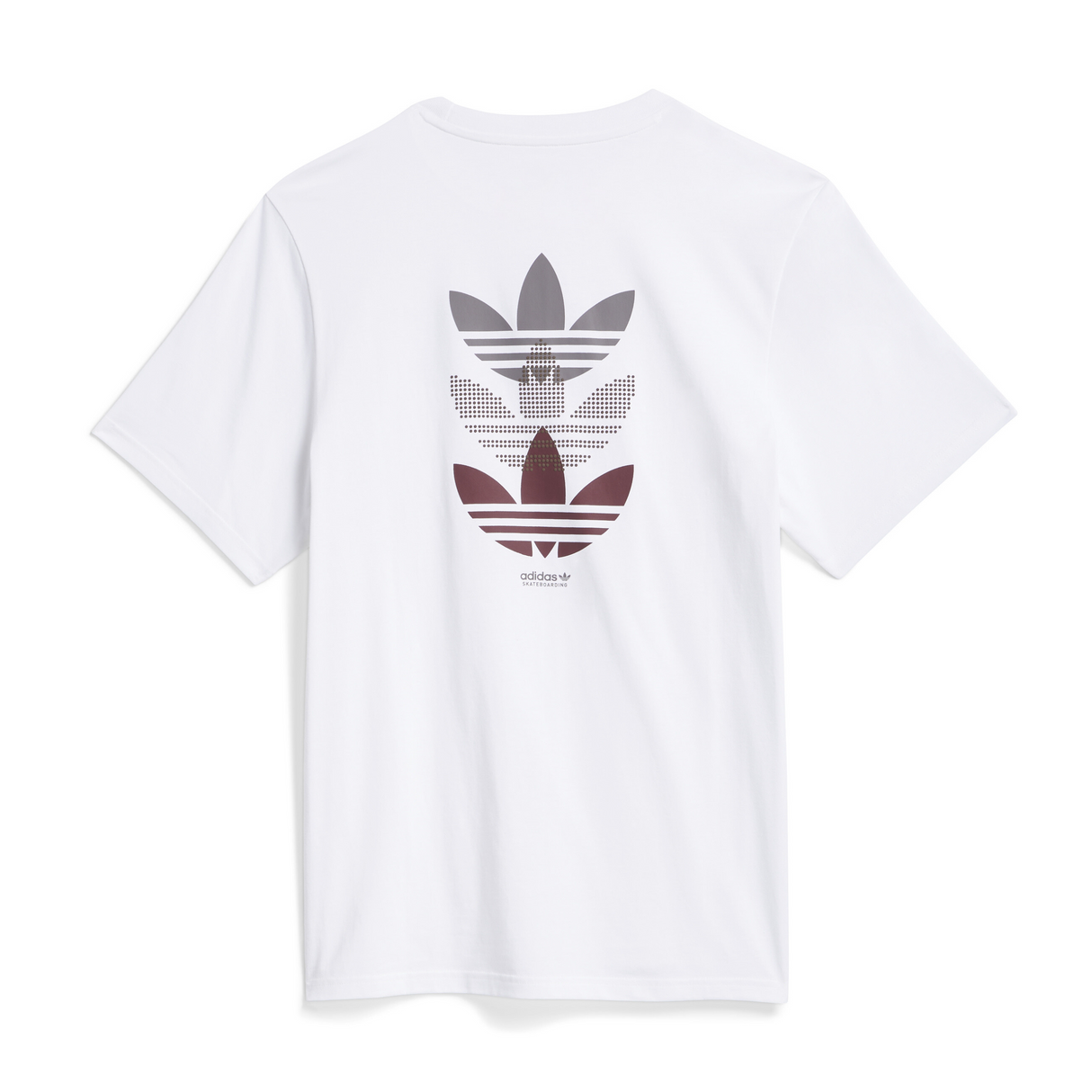 Adidas Triple Trefoil T-Shirt - White / Shadow Red