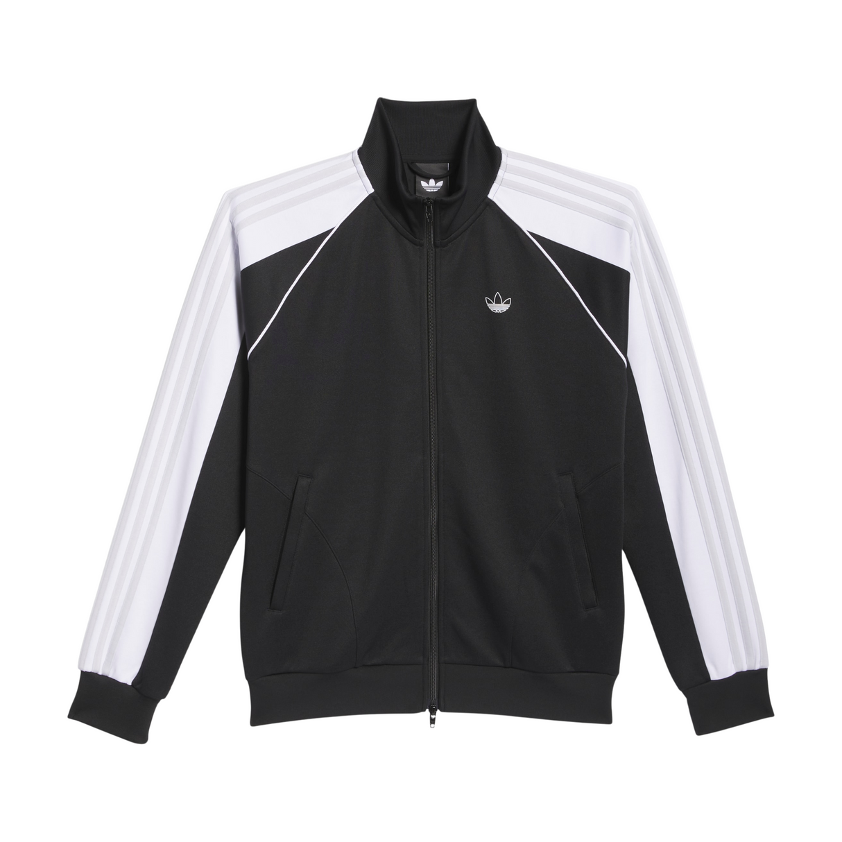 Adidas Tyshawn Track Jacket - Black / White / Dash Grey
