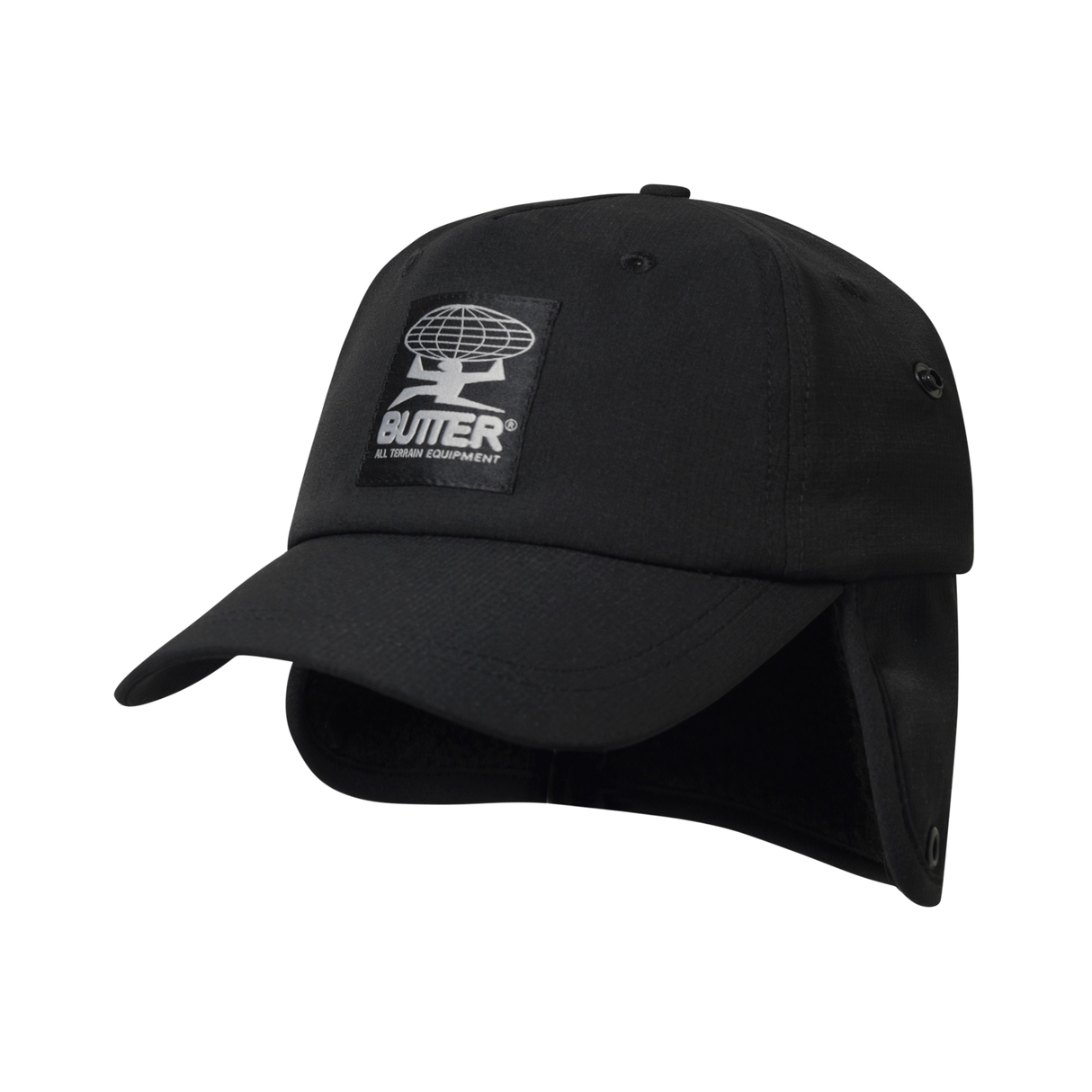 Butter Goods All Terrain 5 Panel Cap - Black