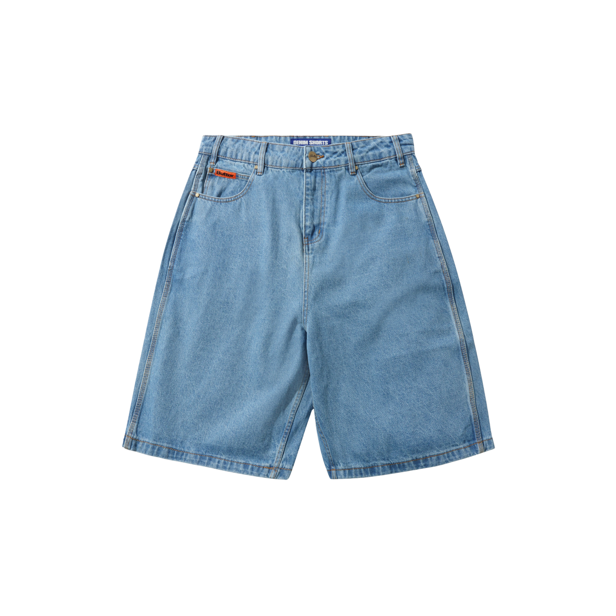 Butter Goods Baggy Denim Short - Washed Indigo