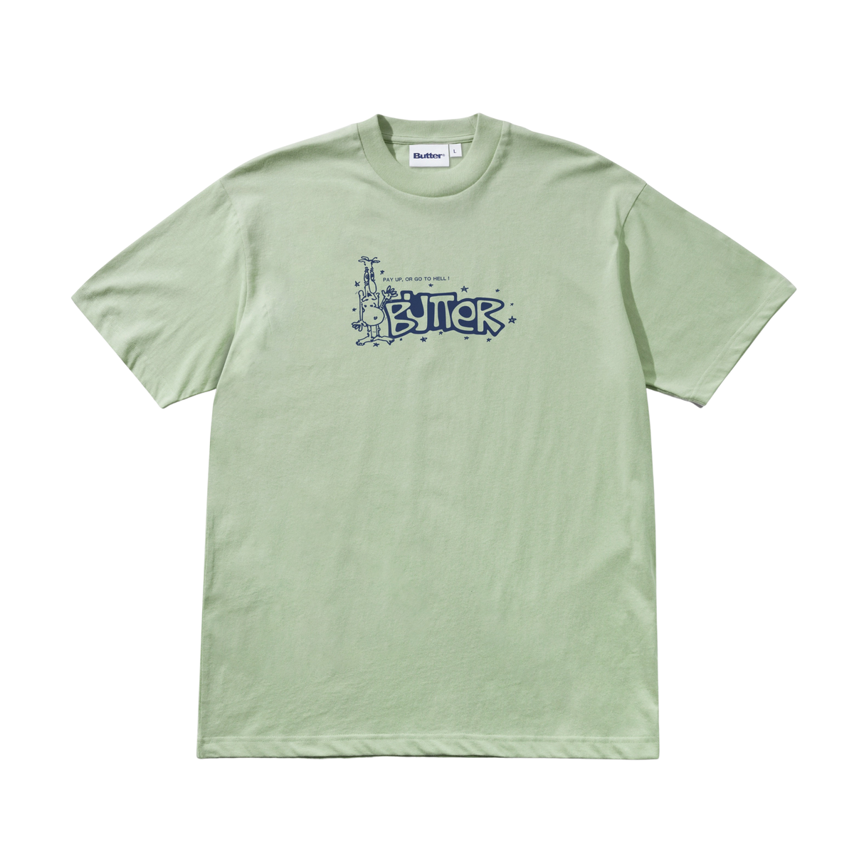 Butter Goods Pay Up T-Shirt - Matcha