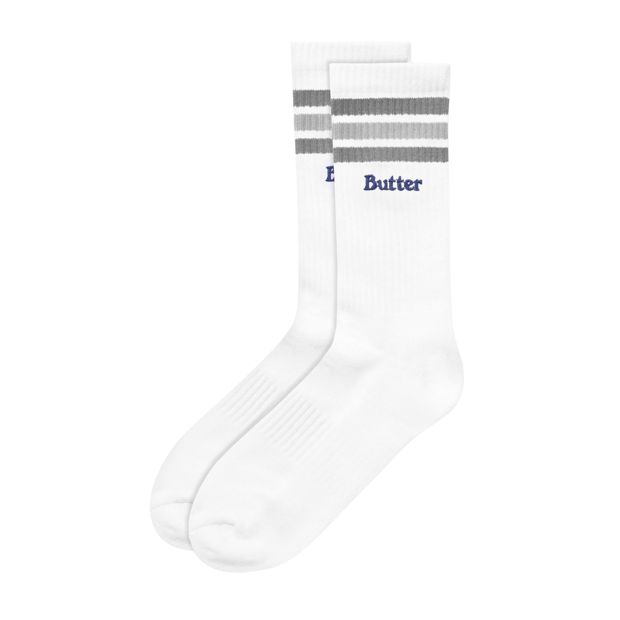 Butter Goods Stripe Socks - White