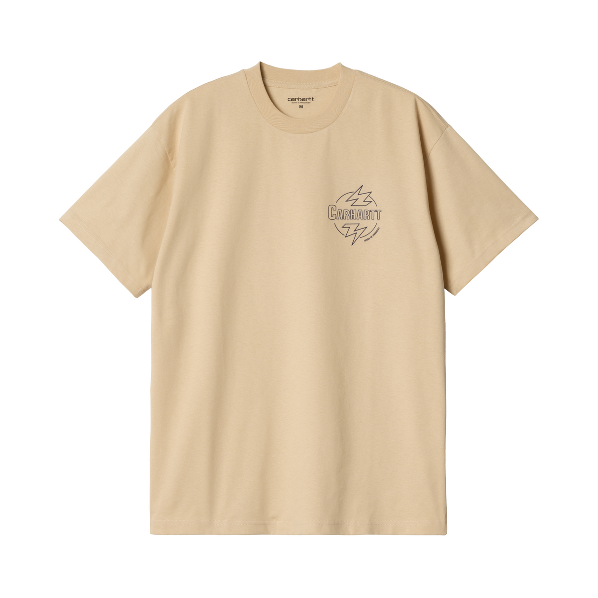 Carhartt WIP Ablaze T-Shirt - Cornsilk / Air Force Blue