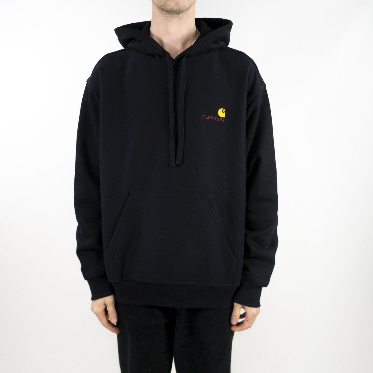 Carhartt WIP American Script Hoodie - Black