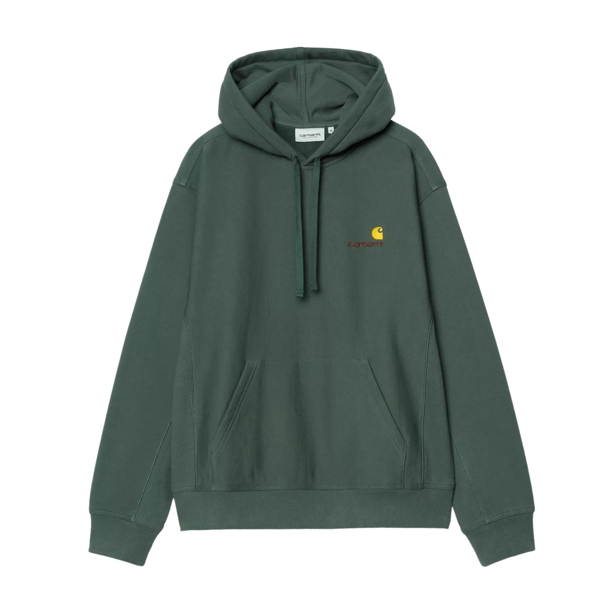 Carhartt WIP American Script Hoodie - Kale Green