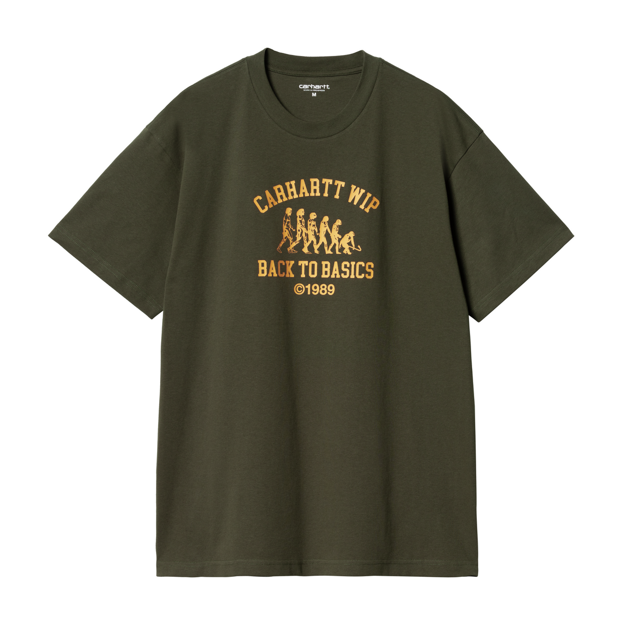 Carhartt WIP Basics T-Shirt - Office Green / Winter Spice