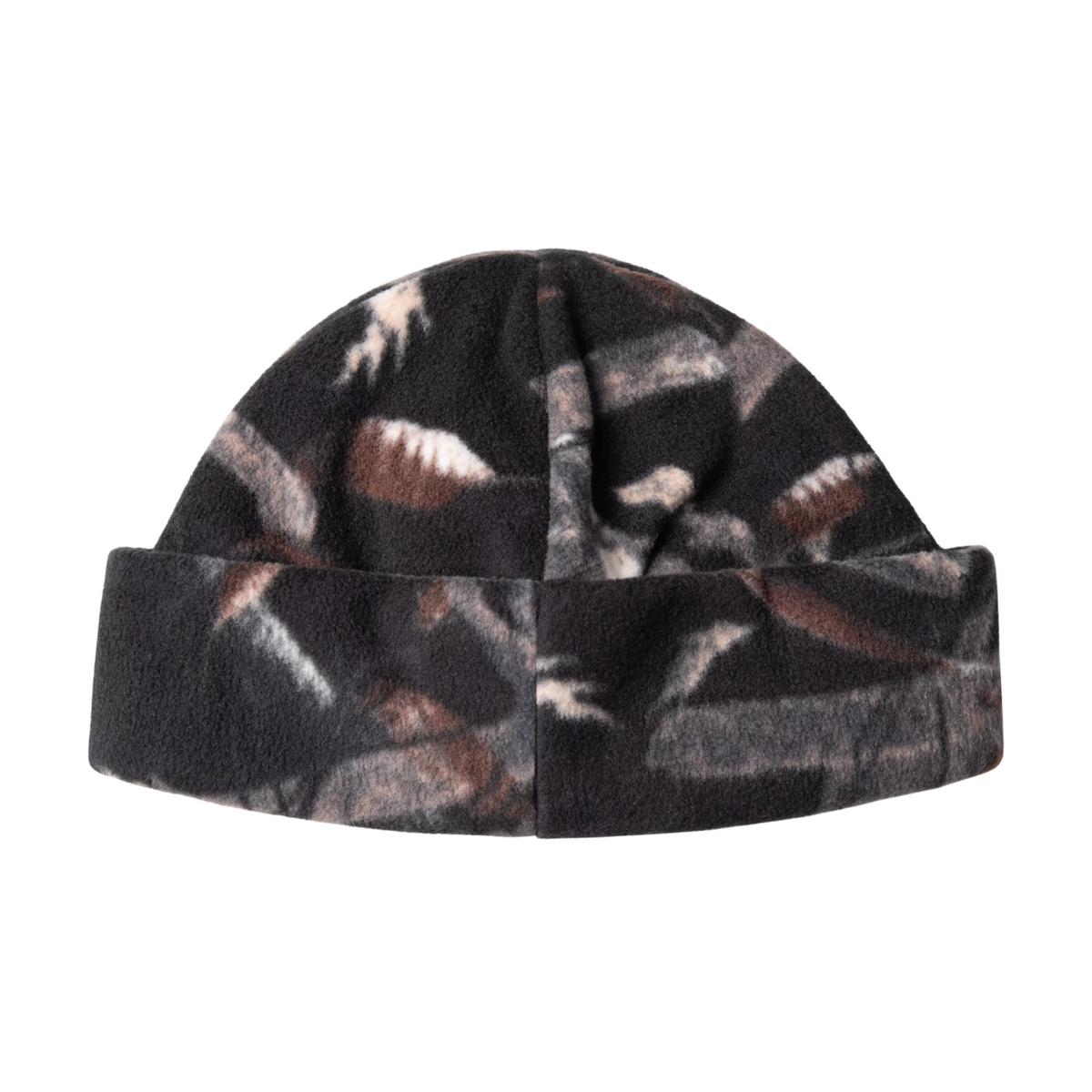 Carhartt WIP Blevin Beanie - Camo Feather Tree, Black