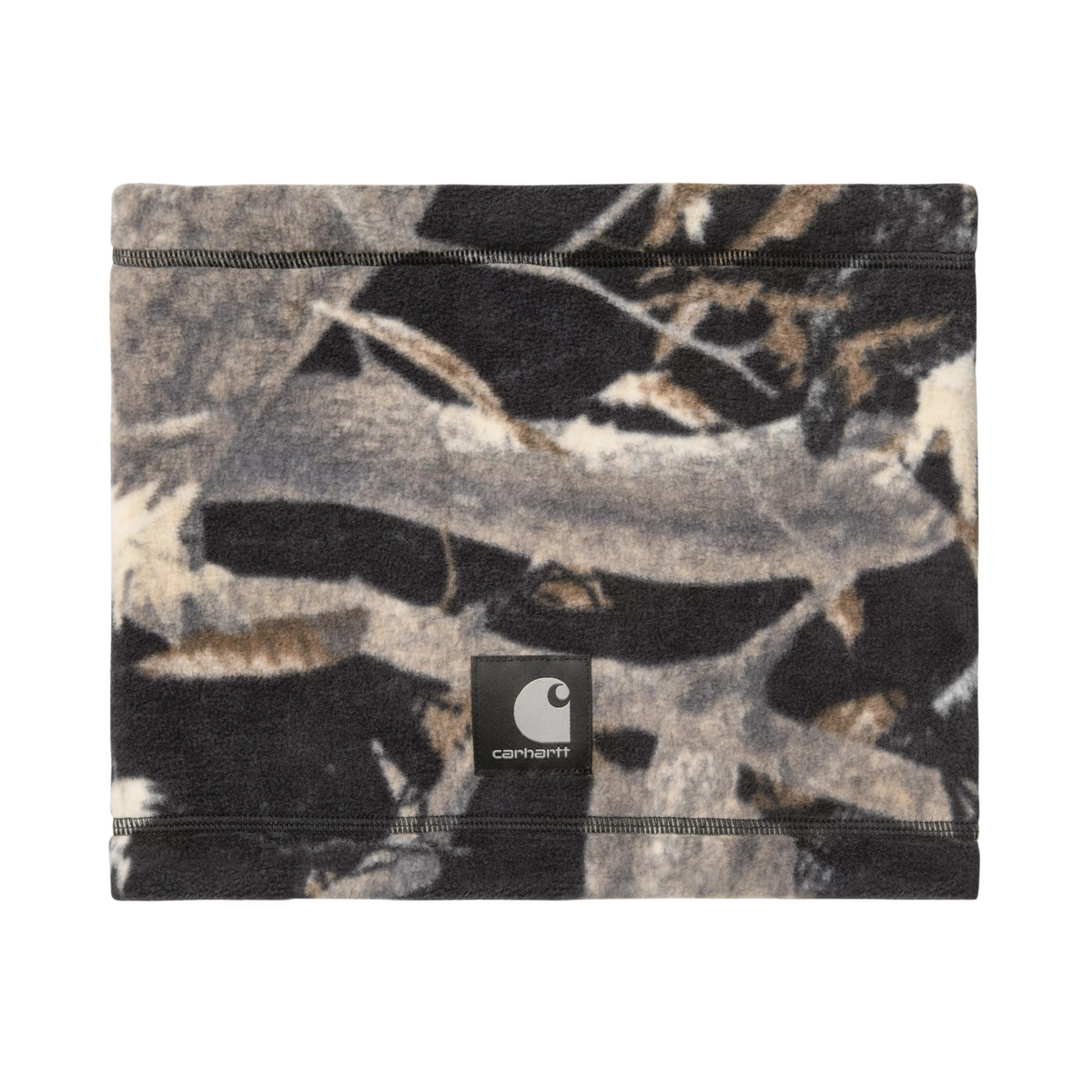 Carhartt WIP Blevin Neckwarmer - Camo Feather Tree, Black