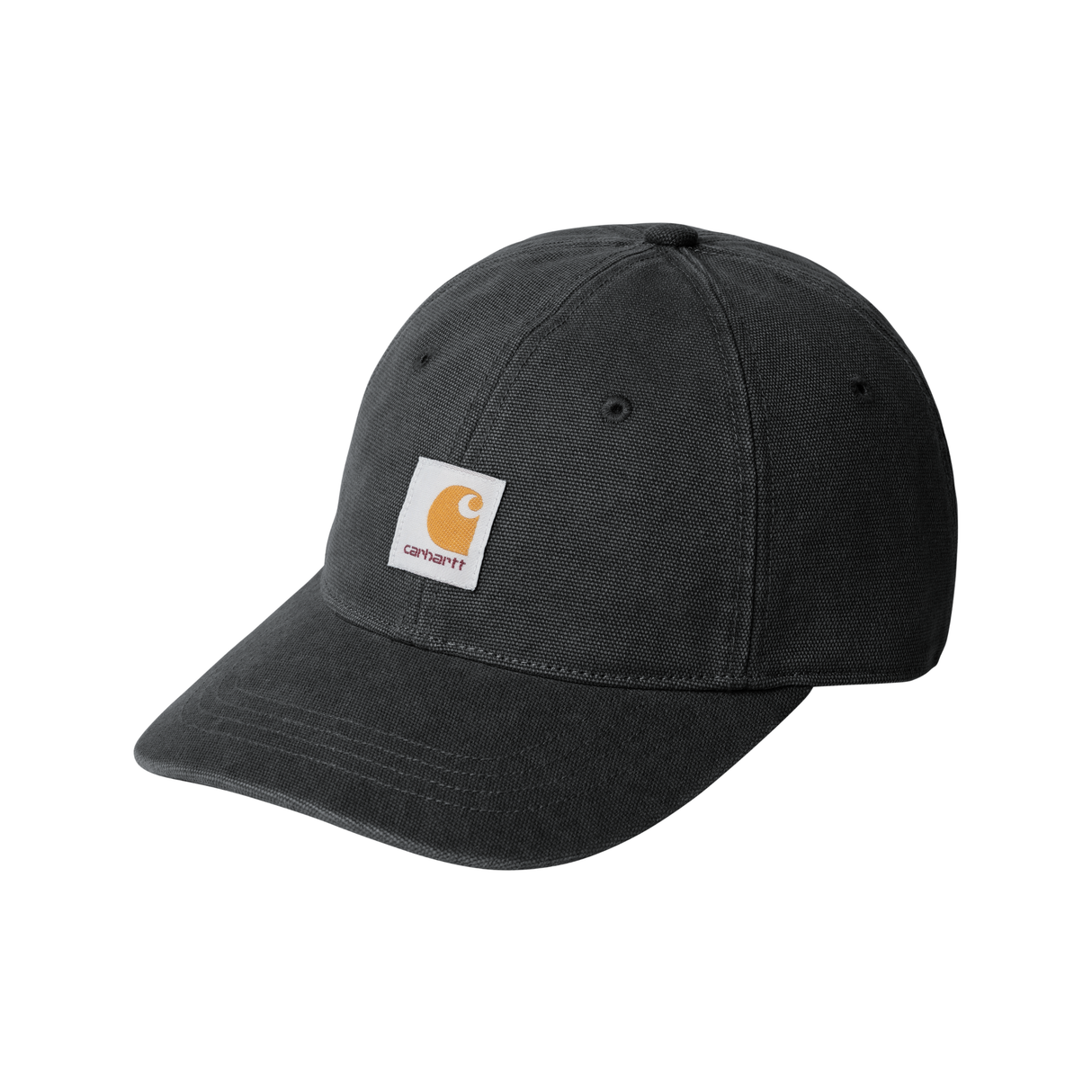 Carhartt WIP Canvas Cap - Black (stone washed)